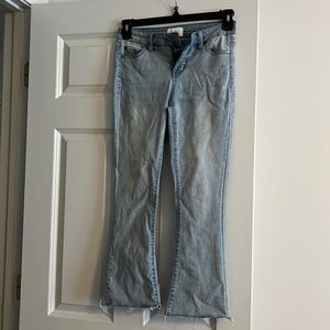 No rips! Light wash jeans
